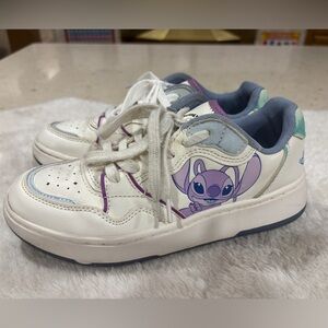 Zara Kids White and Purple Character Sneakers